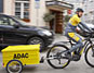 ADAC-Straenwacht kommt mit dem Fahrrad