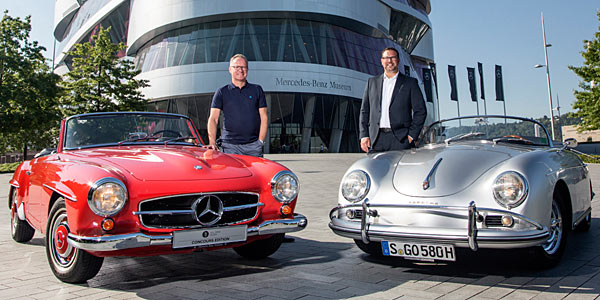 Gemeinschaftsaktion von Mercedes- und Porsche-Museum