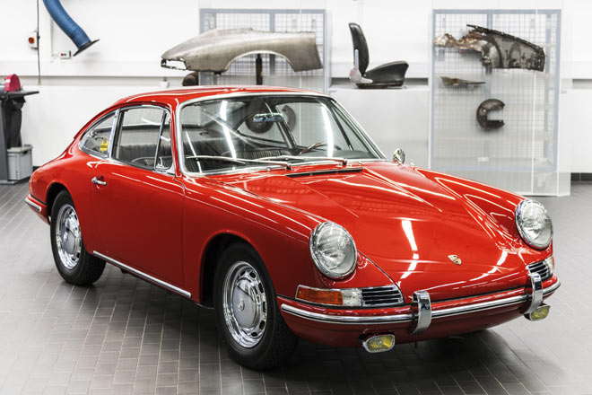 Einer der ltesten je gebauten 911 kann jetzt im Porsche-Museum bewundert werden