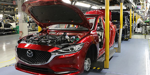 Mazda feiert 50 Mio. Fahrzeuge aus Japan