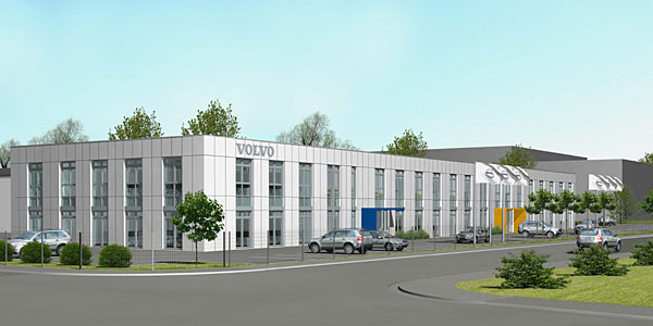 Volvo baut ehemalige Zentrale in Hessen aus
