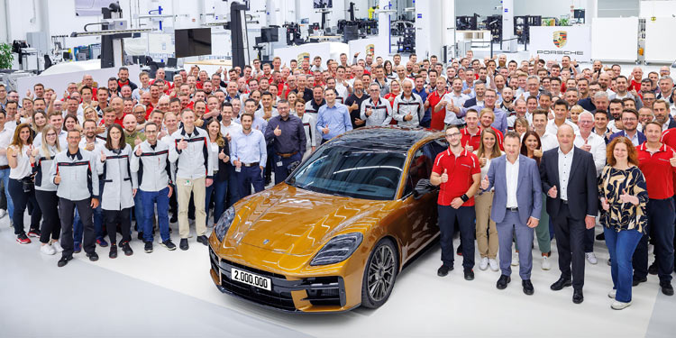 Porsche: Produktionsjubilum in Leipzig
