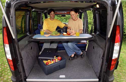 Picknick im Kofferraum: Fiat Dobl-Studie 