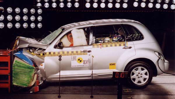 Lifestyle-Auto ohne Sicherheitsreserven: Der Chrysler PT Cruiser schafft nur drei Sterne