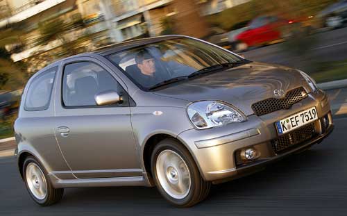 Ansprechendes Exterieur: Toyota Yaris, Jahrgang 2003