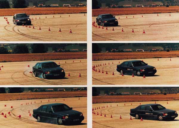 Innerhalb der Grenzen der Physik steuert ESP Schleudertendenzen entgegen und lsst den Fahrer auch zu schnell angefahrene Kurven meistern