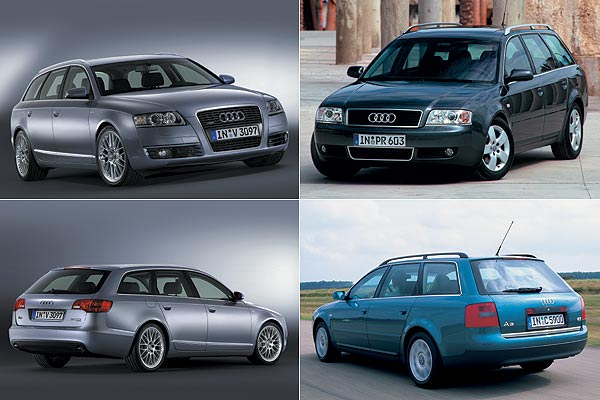 Danke Audi, die seltsamen mittigen Nebelschlussleuchten sind weg – schade, die Chromleiste ist auch weg: Neue und alte A6-Avant-Generation im Vergleich