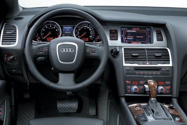 Nochmal das »Cockpit« im Detail: Hier ist Audi dem Wettbewerb von Mercedes und Porsche voraus