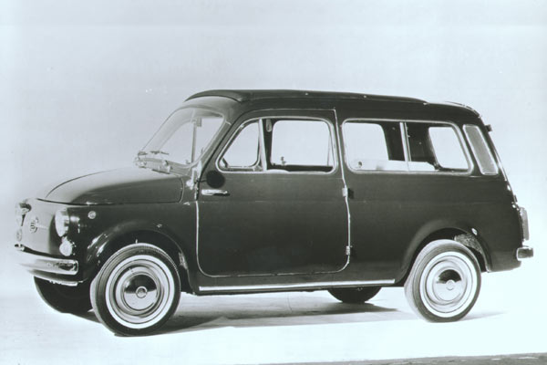 Ab 1960 gibt es den Fiat 500 als »Giardiniera« auch als Kombi mit Unterflur-Motor im Heck