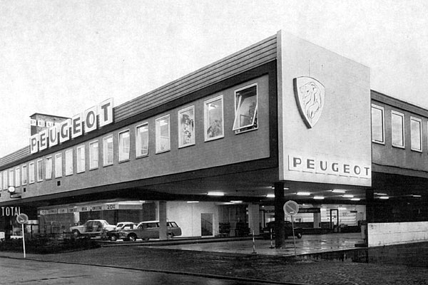 Die erste Heimat der damaligen Peugeot Automobile Deutschland GmbH wurde 1967 bezogen