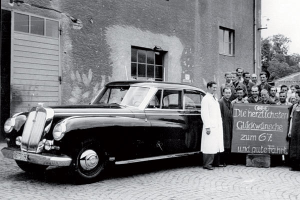 Es handelt sich um ein Unikat, das 1953 fr den Auto-Union-Chef Dr. Richard Bruhn gebaut wurde