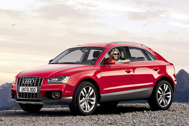 Ungefhr so darf man sich den Audi Q3 vorstellen, der 2011 eingefhrt wird. Gebaut wird das Kompakt-SUV bei Seat in Spanien