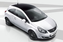 Opel Corsa als zweifarbiges Sondermodell