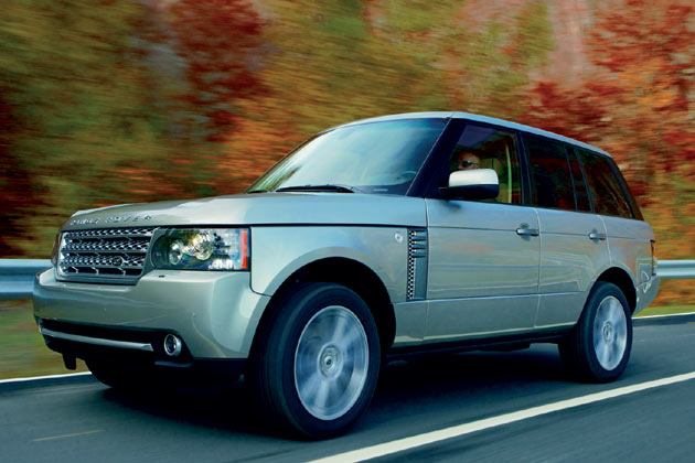 Facelift fr den Range Rover: Der Modelljahrgang 2010 gibt sich an einer berarbeiteten Frontpartie zu erkennen