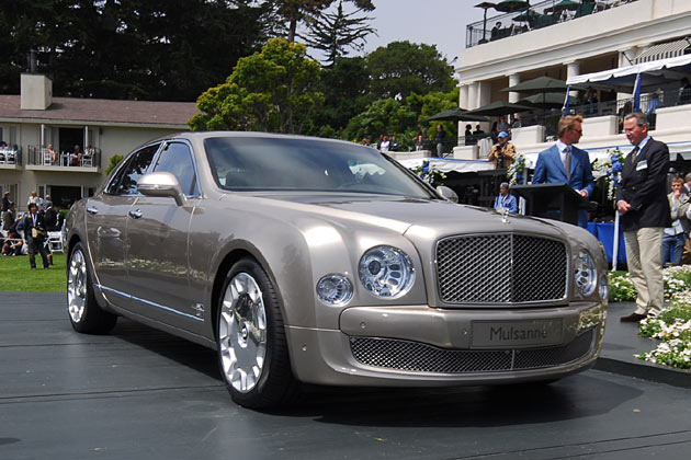 Gestatten, Bentley Mulsanne. Der Arnage-Nachfolger feierte am Wochenende auf dem Pebble Beach Concours d'Elegance in Kalifornien Premiere