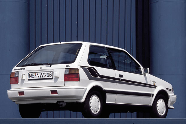 Damals ein beliebtes Auto: Der erste Micra (1983-1993) wurde anfangs noch als Datsun verkauft