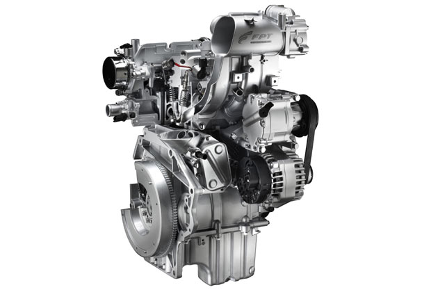 Twin-Air heit der neue Zweizylinder-Motor von Fiat. Er wird in verschiedenen Versionen in einem Leistungsbereich zwischen 65 und 105 PS auf den Markt kommen