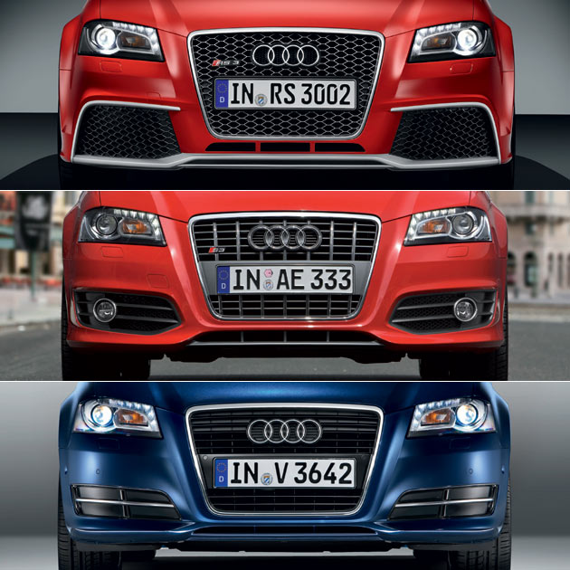 Thema mit Variationen: Audi RS3, S3, A3