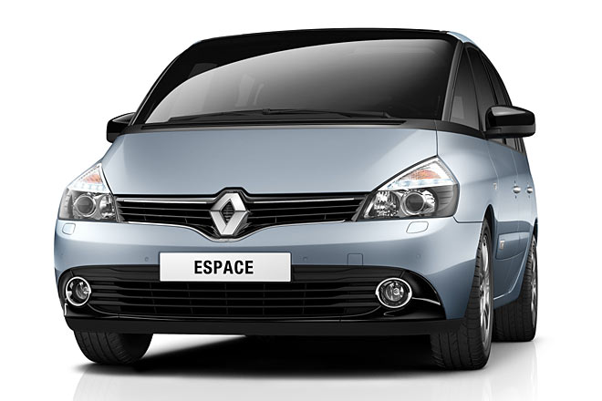 Der Renault Espace erhlt im Sommer/Herbst 2012 noch einmal ein kleines Facelift, das speziell die Frontpartie betrifft
