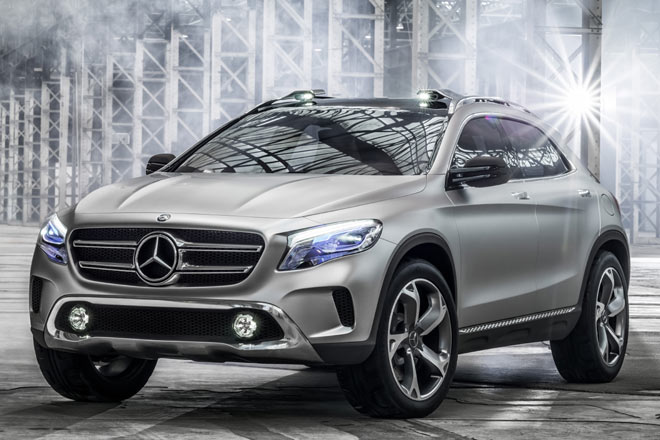 Auf der Auto-Messe in Shanghai zeigt Mercedes mit dem Concept GLA einen Ausblick auf das knftige Kompakt-SUV