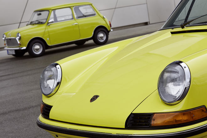 »Im September 2013 feiert mit dem Porsche 911 der deutsche Sportwagen schlechthin seinen 50. Geburtstag«, heit es in einer Mitteilung des BMW-Konzerns. Zu den zahlreichen Gratulanten zhle auch Mini