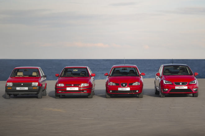 Zwischen der ersten und der aktuellen vierten Generation gab es natrlich noch den Ibiza II und Ibiza III, die bereits in die VW-Zeit fallen