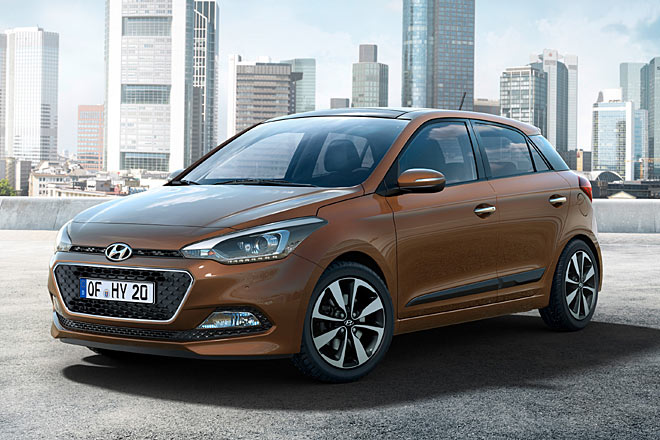 Gestatten, Hyundai i20, 2. Generation. Der in Europa entwickelte Kleinwagen erscheint im Herbst 2014 in komplett neuem Look