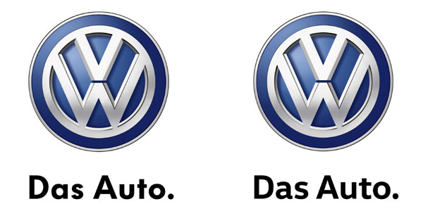 Volkswagen mit neuer Hausschrift