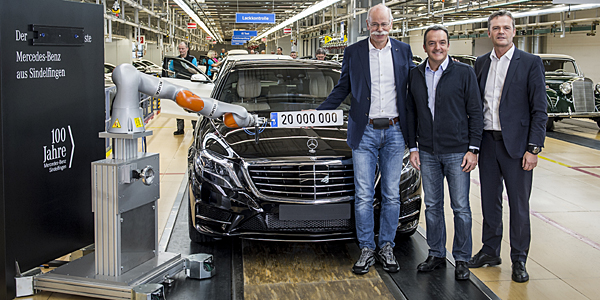 Mercedes: 20.000.000 Autos aus Sindefingen