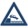 Verkehrsschild: Achtung Ufer
