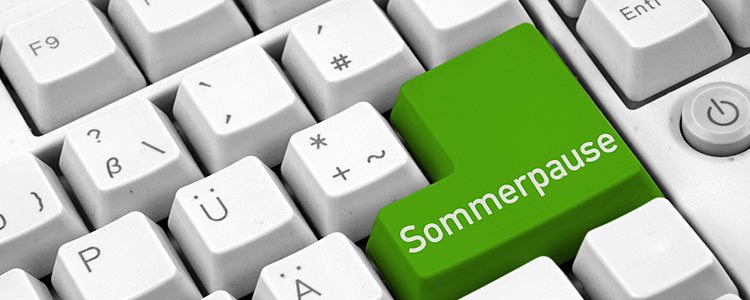 Betriebsurlaub-Grafik mit Tastatur, &copy; Fotolia/VRD