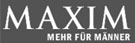 Maxim-Logo und Link