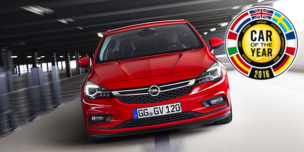 Opel Astra ist Auto des Jahres 2016