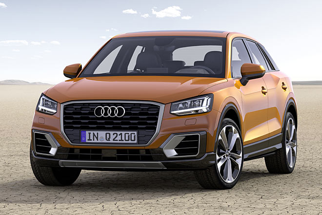 Gestatten, Audi Q2. Die Ingolstdter erweitern ihre hchst erfolgreiche Q-Familie um ein neues Einstiegsmodell, das gleichzeitig neue Designmerkmale einfhrt