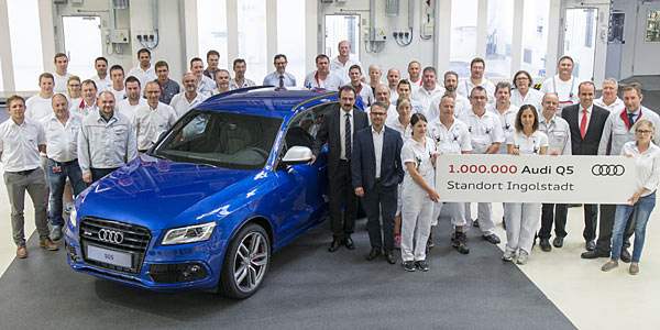 Audi feiert Q5-Jubilum in Ingolstadt