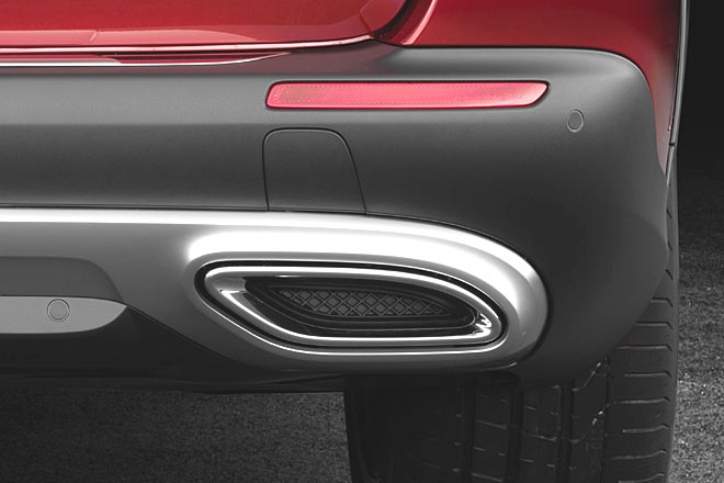 Die Endrohrblenden sind nur Fake