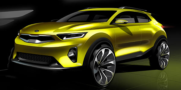 Kia Stonic: Erste Skizzen des neuen SUV