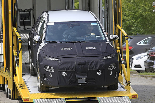 Neuankmmling bei Hyundais Testflotte in Deutschland ist die Elektroversion des neuen Kona