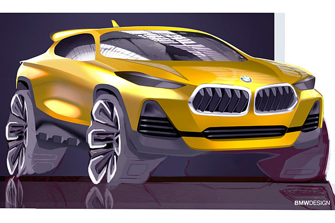 Dass BMW seinen Designern tatsächlich Geld für derart sinnfreie Designskizzen bezahlt, ist unglaublich