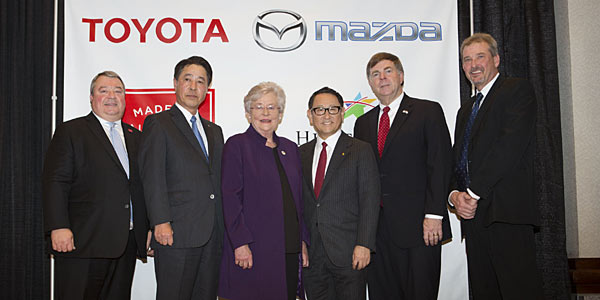 Mazda und Toyota bauen Werk in den US-Sdstaaten