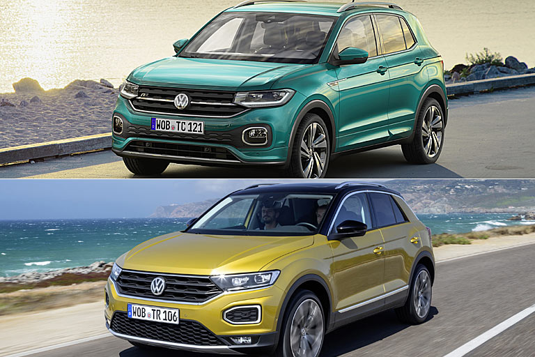 Viele Kaufinteressenten werden aber wohl vor allem zwischen T-Cross und T-Roc abwgen mssen. Der T-Roc ist grer, hochwertiger, individualisierbarer – und rund 3.000 Euro teurer