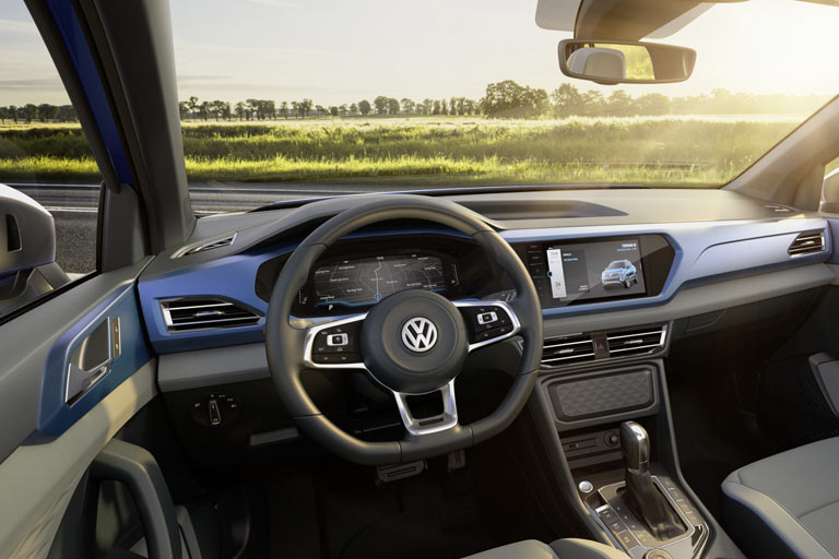 Das Interieur folgt der aktuellen VW-Linie mit Ausnahme der nun ebenfalls digital realisierten Klimabedieneinheit