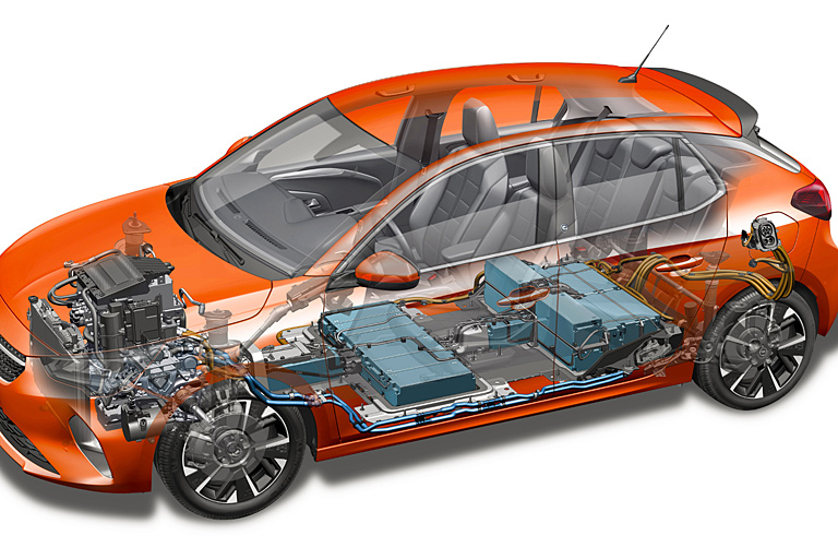 Den Corsa gibt es auch als 136 PS starke Elektro-Variante. Opel verzichtet auf eine aufwendige eigene E-Plattform mit Heckantrieb und damit auch auf extravagantes Design