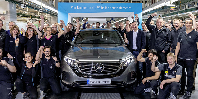 Mercedes-Benz EQC: Fertigung gestartet
