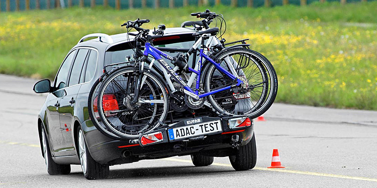 ADAC-Test Fahrrad-Hecktrger: Uebler und Thule vorn
