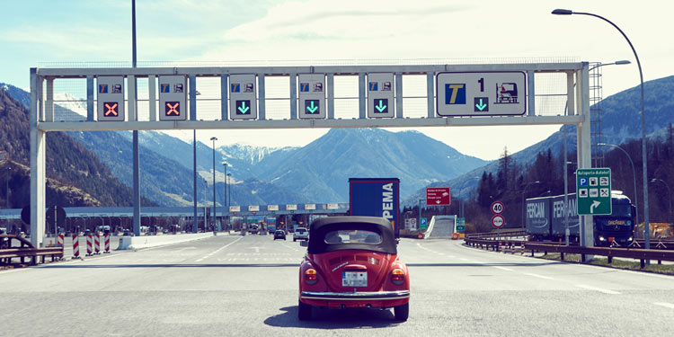 Viele Mautfallen auf italienischen Autobahnen