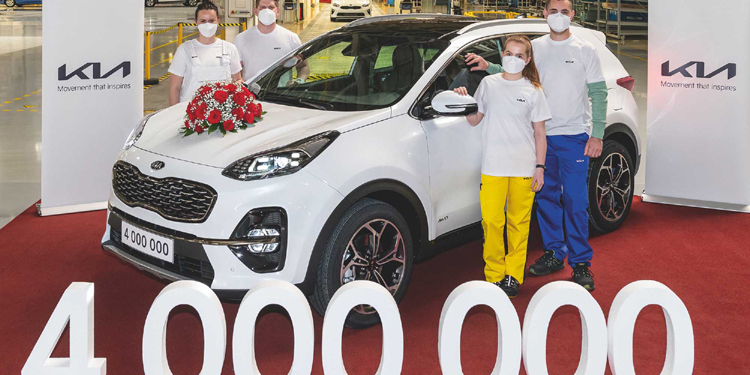 Kia feiert vier Millionen Autos aus Europa