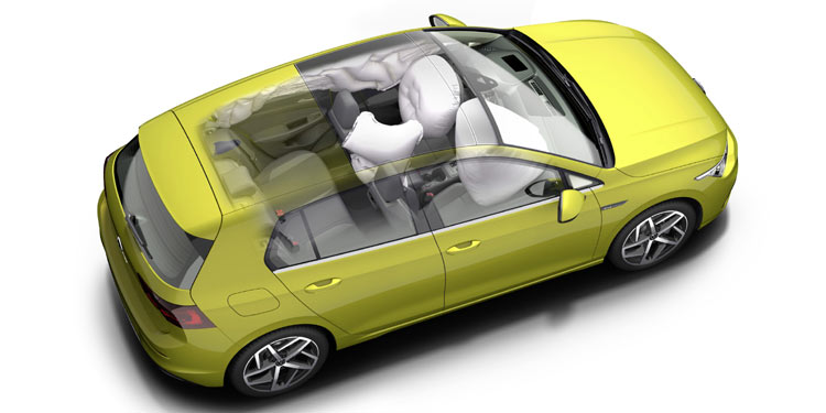 VW Golf bekommt Center-Airbag