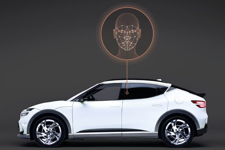 Der Sensor sitzt in der B-Sule, zwei Profile knnen angelegt werden. Der Autobauer verspricht, dass die Daten ausschlielich lokal im Auto gespeichert und verarbeitet werden