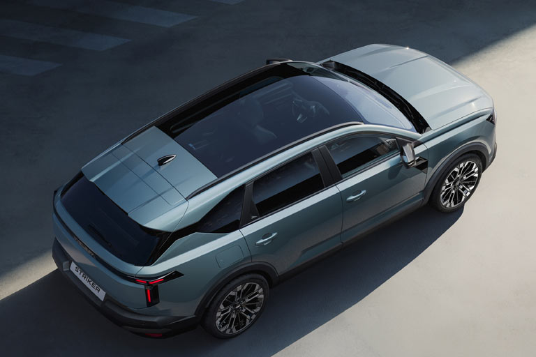 Ein (festes) Glasdach wird es auch geben